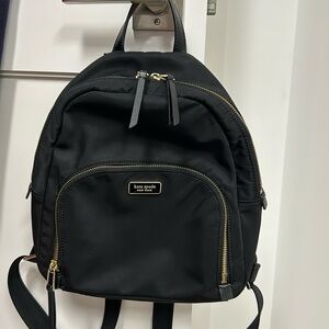 Kate spade black medium  backpack